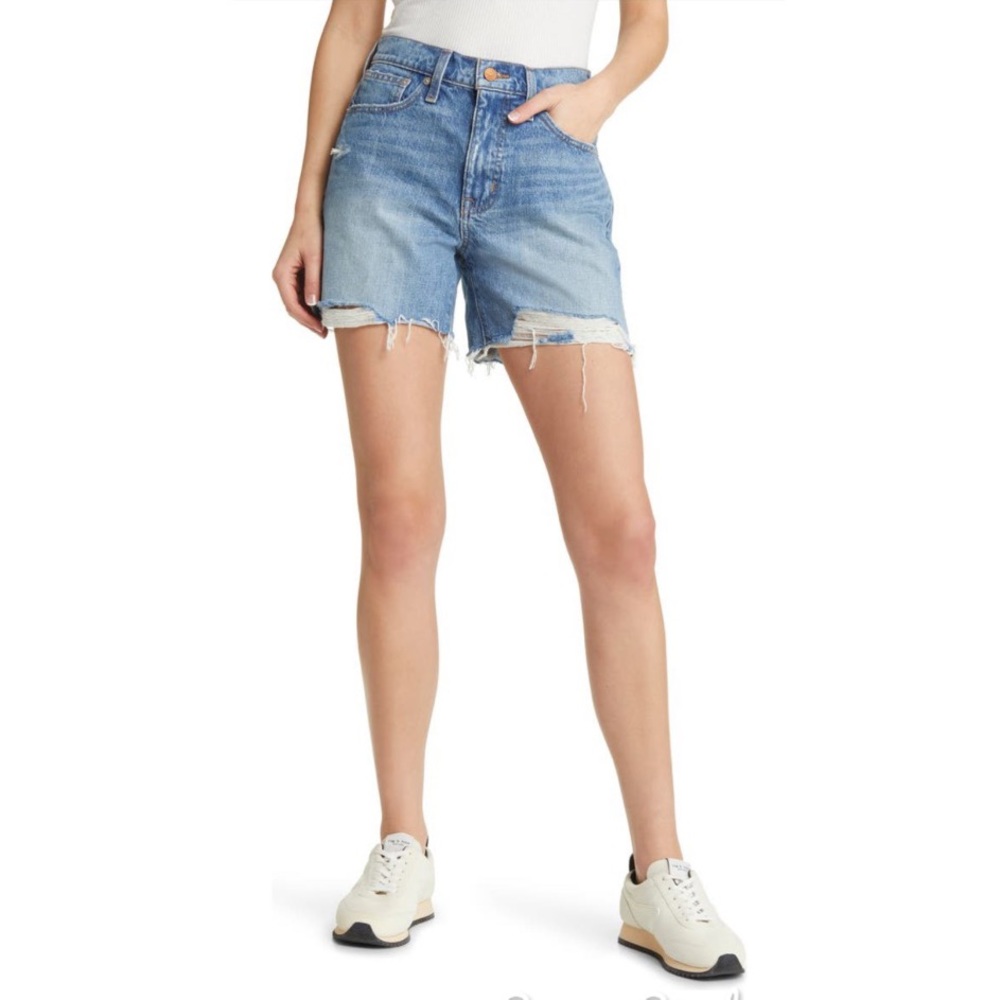 Madewell Relaxed Mid Length Denim Shorts